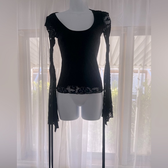 Lip Service Tops - Lip Service Blacklist Lace Top